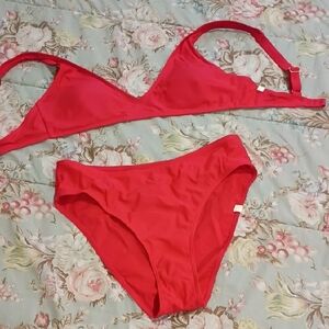 Red Bikini Set